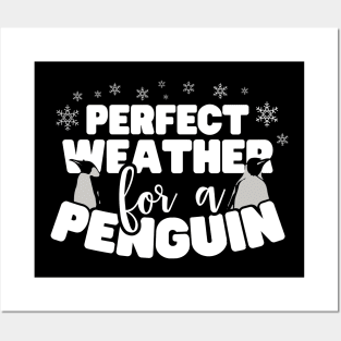 Perfect Weather For A Penguin Posters and Art